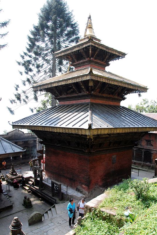 13 Kathmandu Valley Sankhu Vajrayogini Temple From Behind 